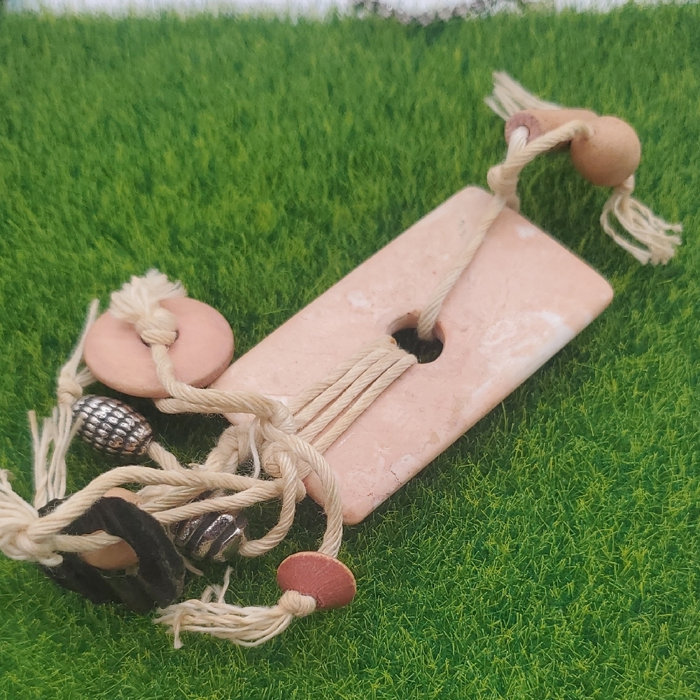 Pink Sands Bustamite Crystal Stone Pendant P326‎